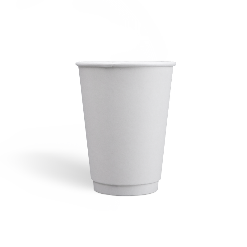 12オンスの水性分散コーティング二重壁紙コップ