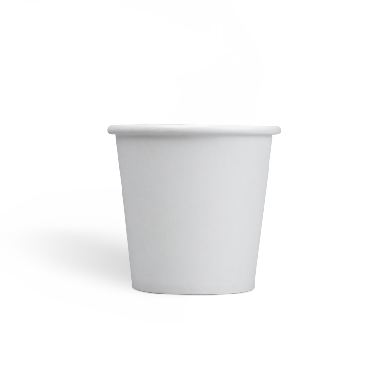 4オンスPEコーティングシングルウォールコーヒーカップ